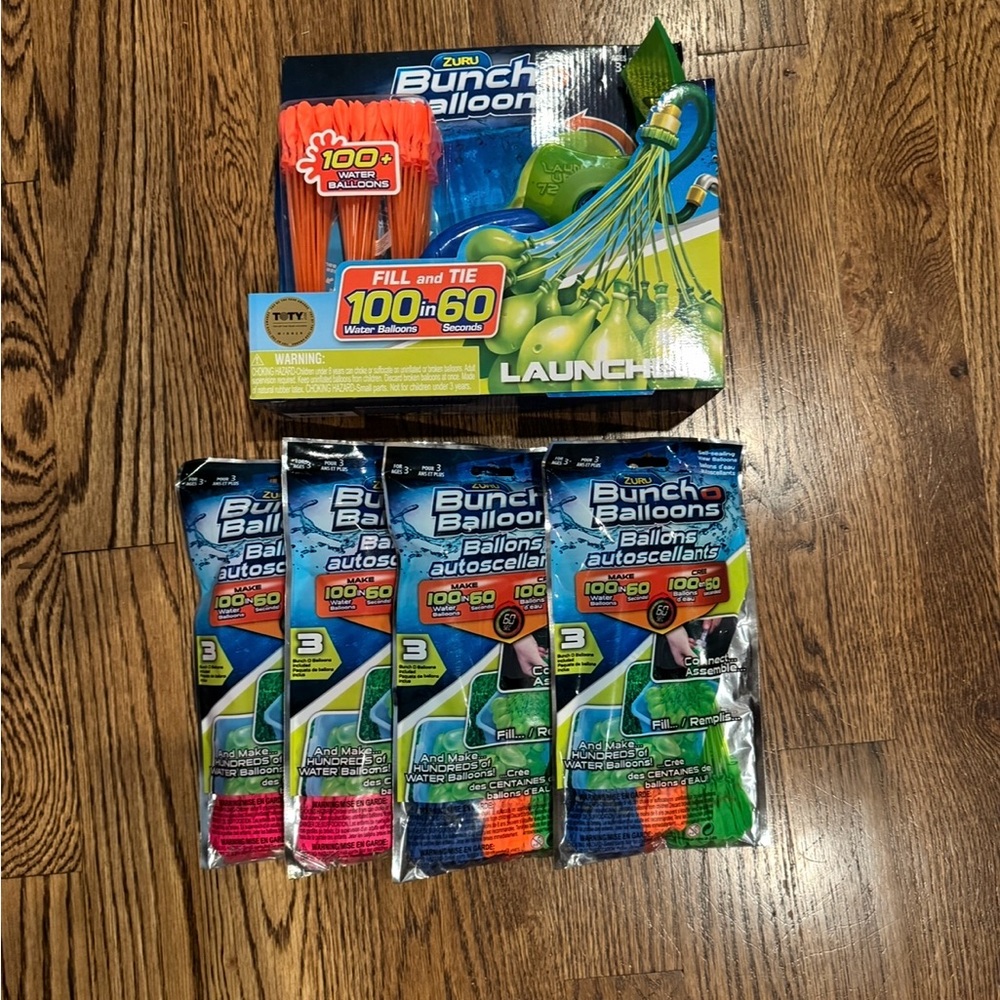 1,000 NEW Bunch O Balloons Water Balloons & Launcher!